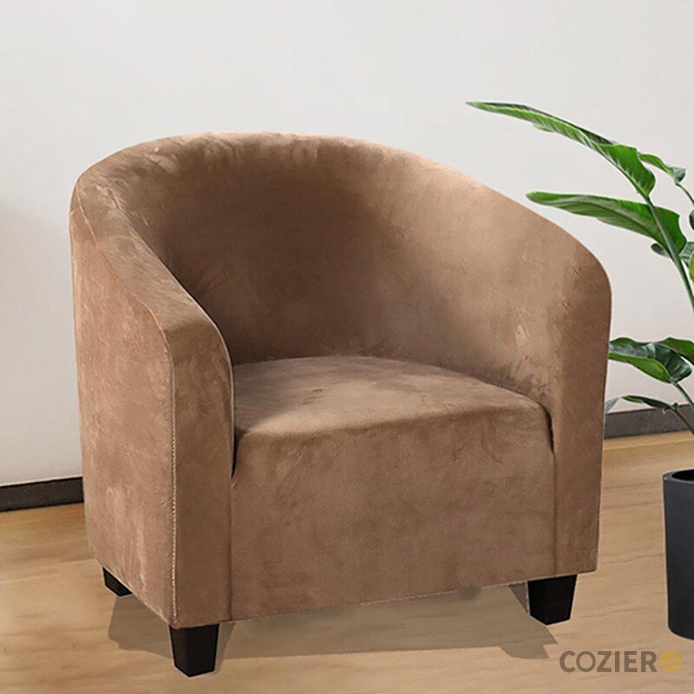 Velvet tub chair online cover