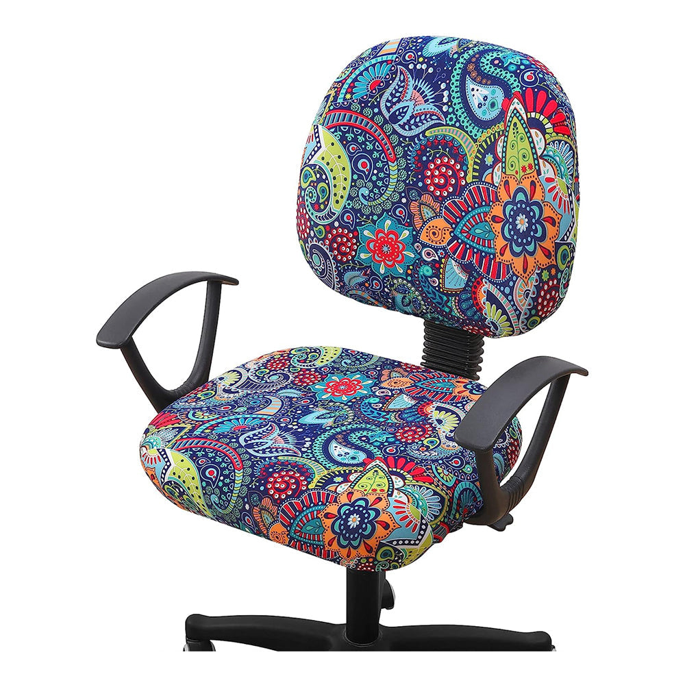 Office Chair Cover Stretch Printed Office Computer Chair Covers, Soft ...