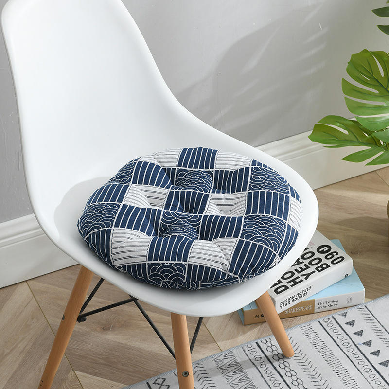 Chair Pads Cloth Cotton Linen Cushion Party Dining Chair Seat Pads Tie Sofa Pillow  Chair Seat Pads Furniture Garden Outdoor Thick Soft Chair Pads Indoor Seat  Cushions Pillows with Ties